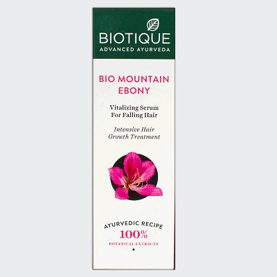 Сыворотка для роста волос Биотик Горный эбонит | Biotique Bio Mountain Ebony Vitalizing Serum 120 ml.