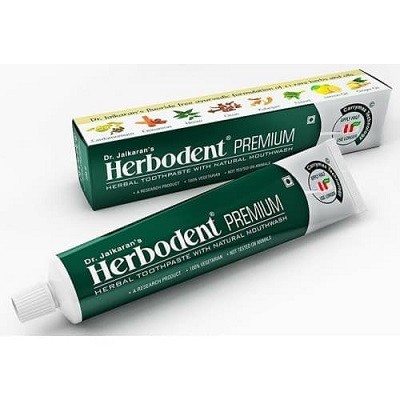 HERBODENT PREMIUM Toothpaste, Dr. Jaikar (ХЕРБОДЕНТ ПРЕМИУМ Зубная паста, Доктор Джейкар), 100 г.