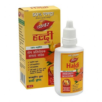 Усилитель иммунитета Халди Дропс (Haldi drops) Dabur | Дабур 30 мл