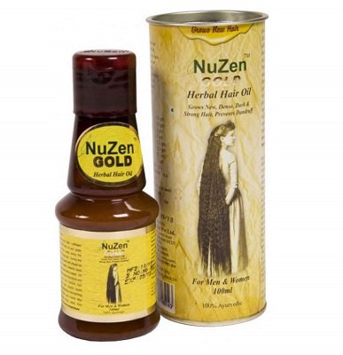 Купить Масло для волос Голд Хербл, 100 мл, производитель НуЗен; Gold Herbal Hair oil, 100 ml, NuZen
