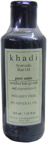 Купить Масло для волос Чистая Амла без парабенов и SLS, 210 мл, производитель Кхади; Pure Amla Oil Paraben & SLS free, 210 ml, Khadi