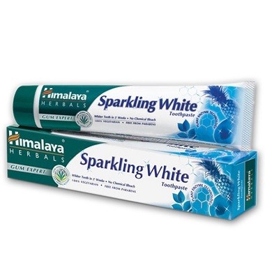 Himalaya ToothPaste Sparkling White 80g / Аюрведическая Отбеливающая Зубная Паста 80г