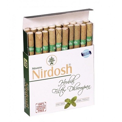 Сигареты "Nirdosh" травяные без табака и никотина с фильтром, 20шт в пачке, Нирдош