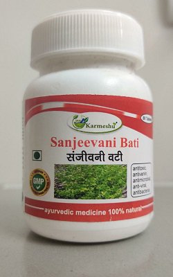 Сандживани вати Кармешу (Sanjeevani vati Karmeshu) 80 таб 250 мг 