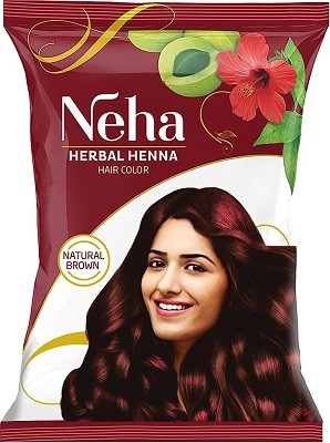 Neha Herbals Hair Colour Brown 15g/ Краска для Волос (Коричневый) 15г