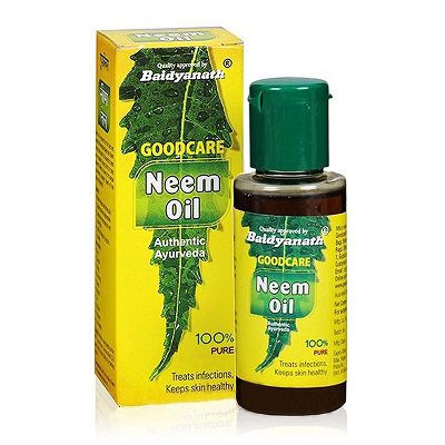 Масло нима от кожных заболеваний, 50 мл, производитель Гуд Кейр (Байдьянатх); Neem oil, 50 ml, Goodcare (Baidyanath)