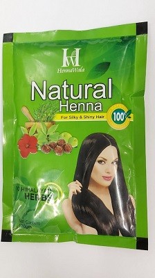Хна Натуральная в Порошкe для Шелковистости и Сияния Волос 120г / HennaWala Natural Henna for Silky & Shiny Hair 120g