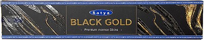 Купить Благовония Сатья Чёрное Золото Премиум Black Gold Satya 15 гр