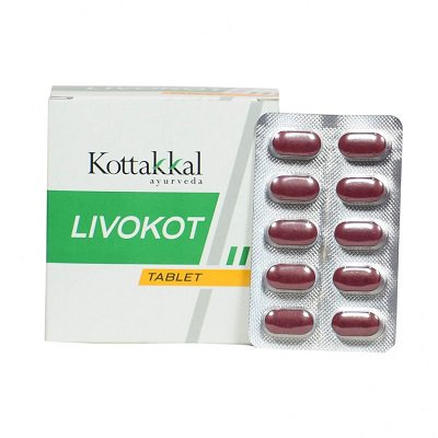 Ливокот, 100 таб, производитель Коттаккал Аюрведа; Livokot, 100 tabs, Kottakkal Ayurveda