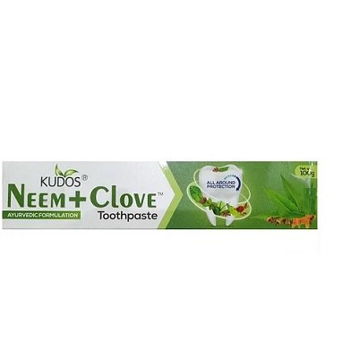 Зубная паста Ним и Гвоздика Кудос (Neem+Clove Toothpast) KUDOS, 100г