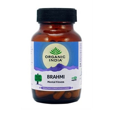 Купить Брахми Органик Индия (Brahmi Organic India), 60 капсул