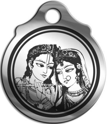 Амулет Радха Кришна символ любви на шнурке 2см