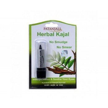 Подводка для глаз Каджал с лечебными травами, 3 г, Патанджали; Herbal kajal, 3 g, Patanjali