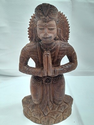 деревянная статуэтка "Хануман" 25*6*13см.